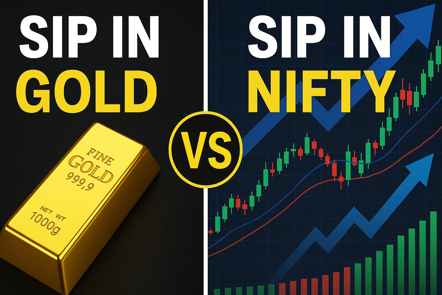 SIP in Gold Vs SIP in Nifty