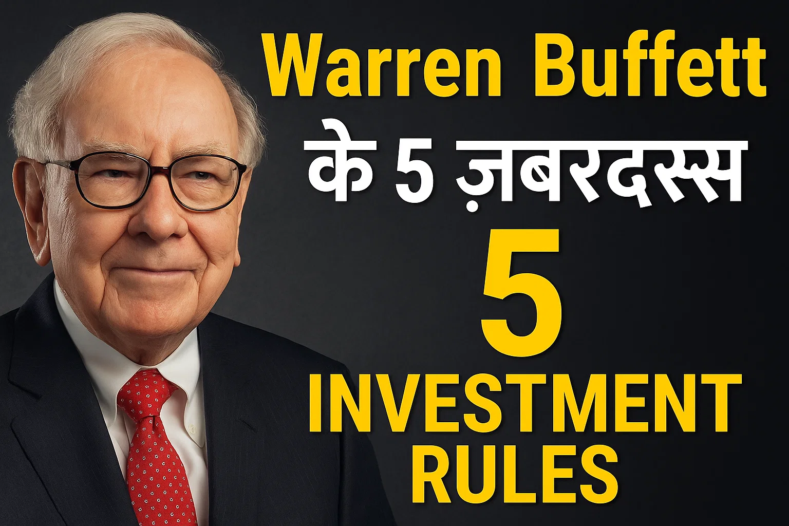 Warren Buffett के 5 ज़बरदस्त Investment Rules